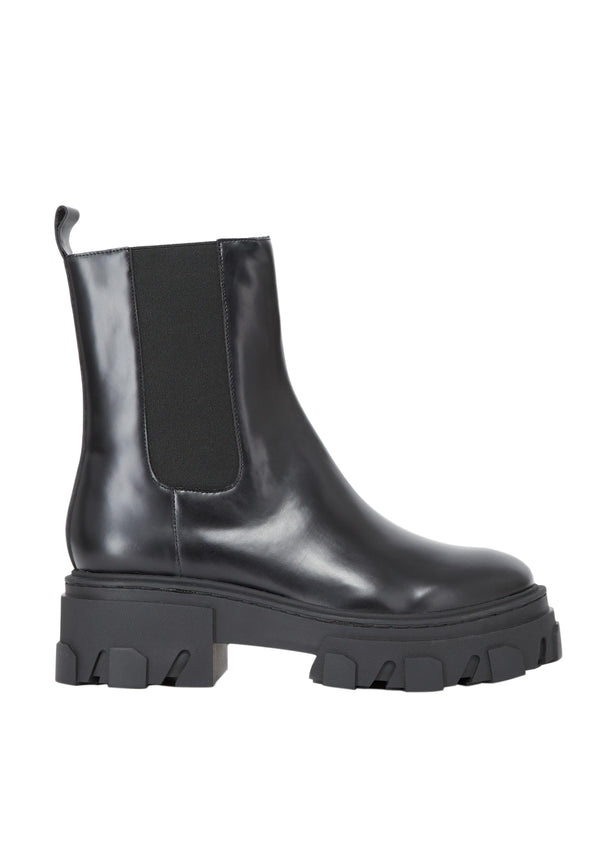 The Kooples - Botas Chelsea De Piel Con Suela Gruesa - Mujer