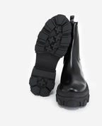 The Kooples - Leather Chelsea Boots With Chunky Sole - Women
