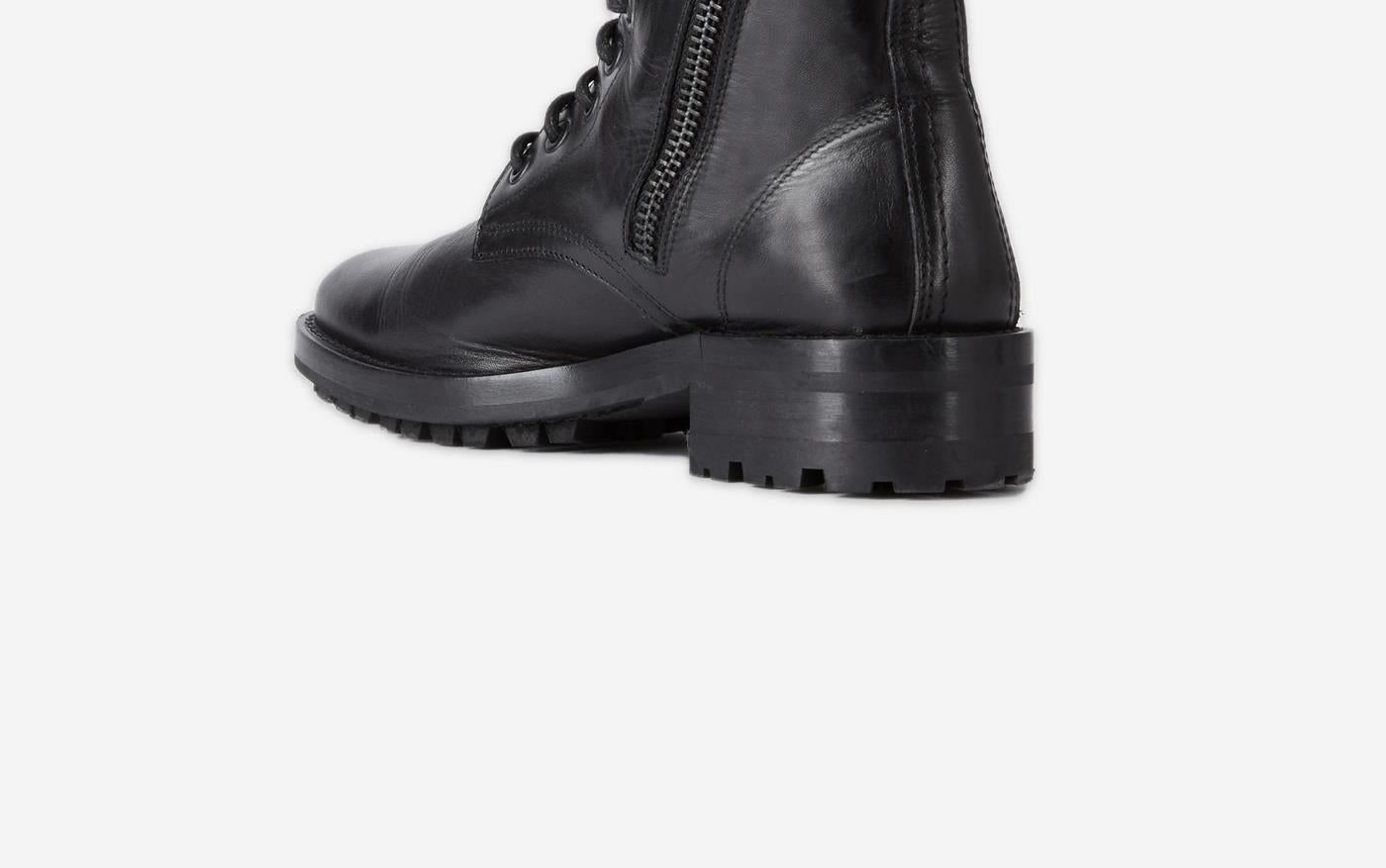 The Kooples - Leather Ankle Boots - Black