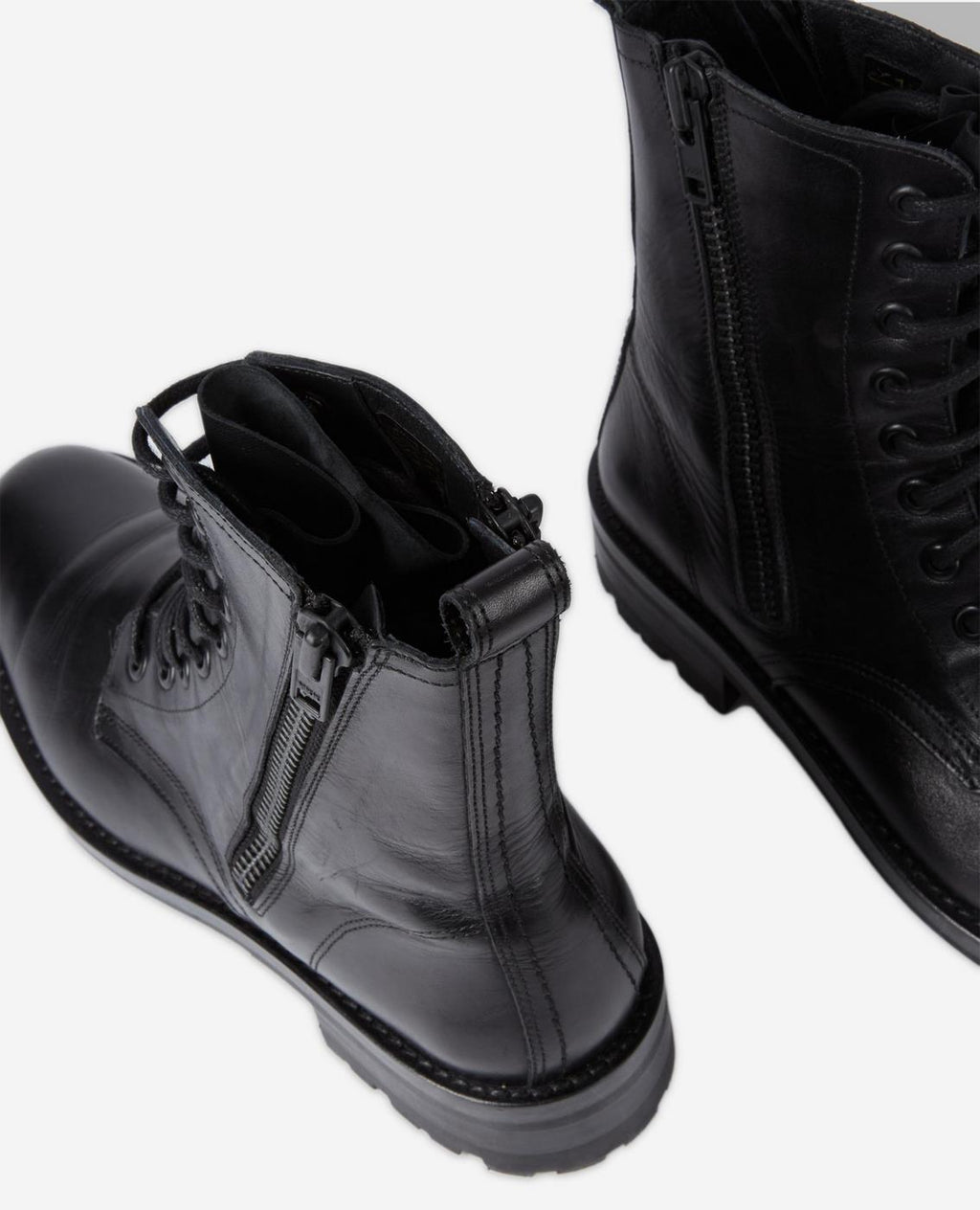 The Kooples - Leather Ankle Boots - Black