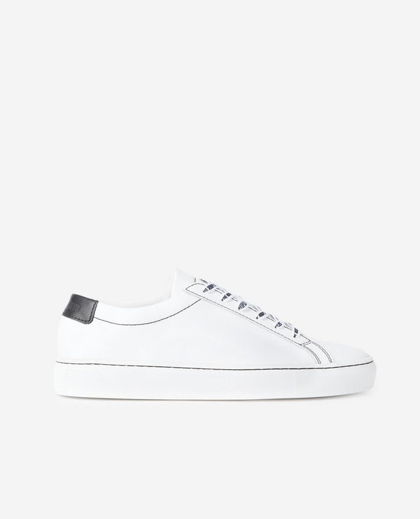 The Kooples - Deportivas De Piel Con Aplicación De Vinilo - Mujer