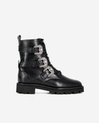 The Kooples - Ranger Boots With Triple Straps