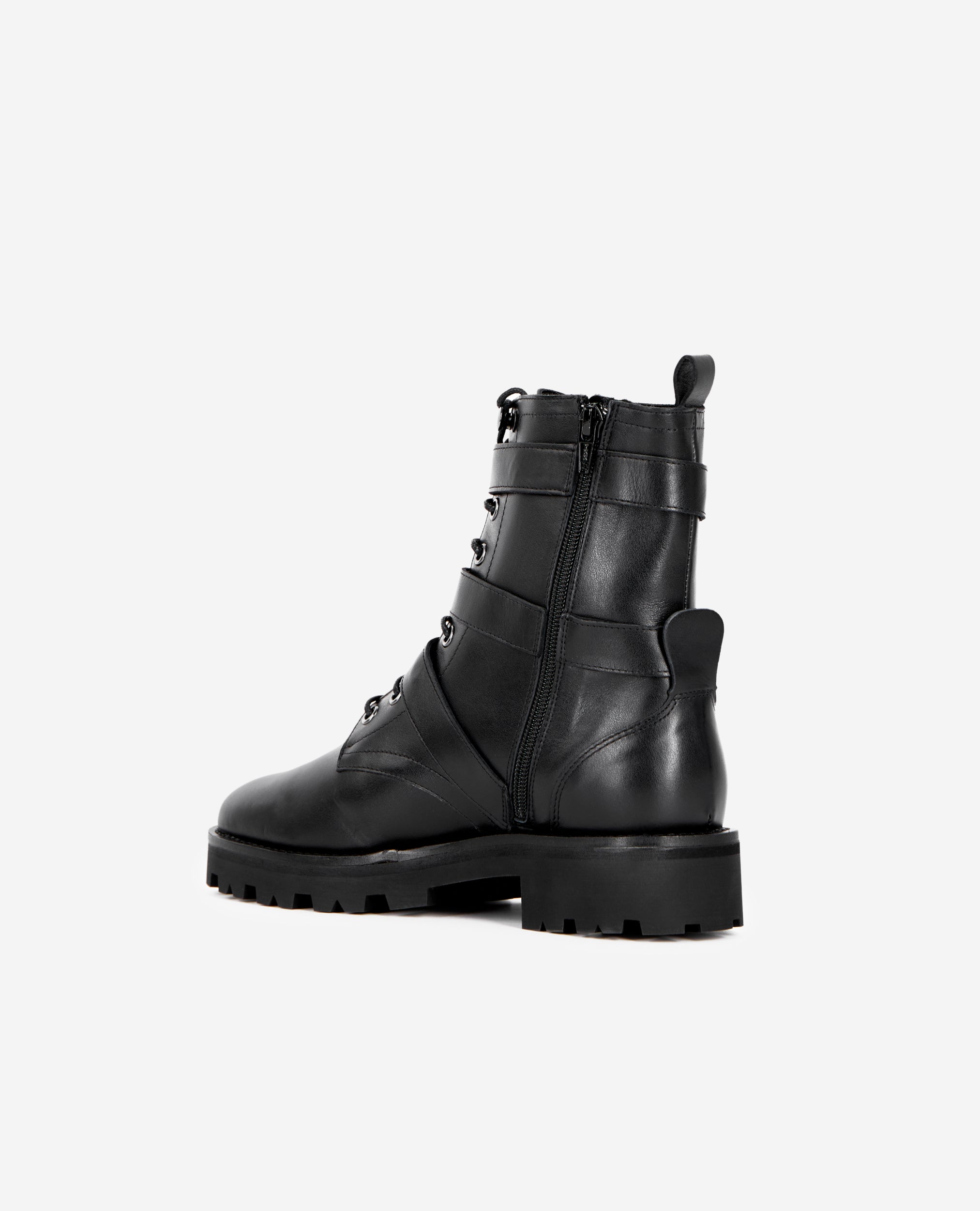 The Kooples - Ranger Boots With Triple Straps