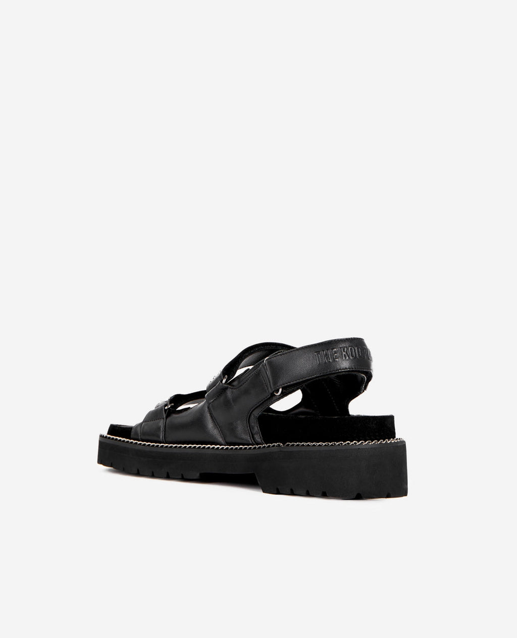The Kooples - Sandales En Cuir De Chèvre - Noir - Femme