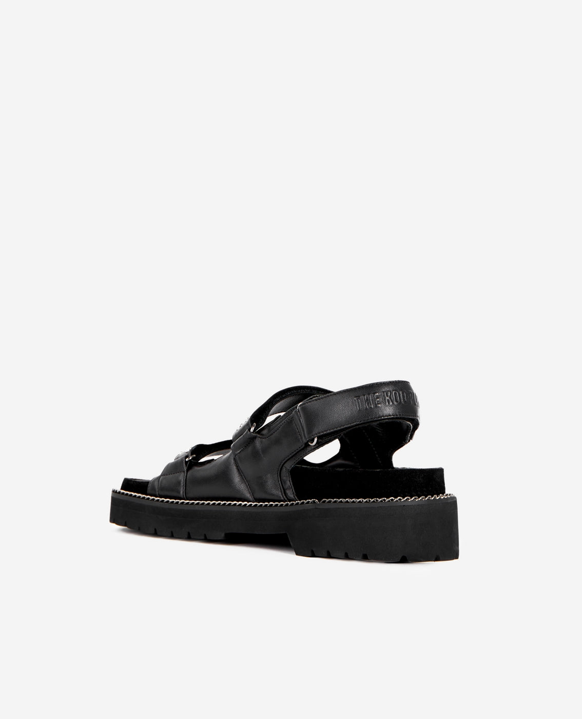 The Kooples - Sandales En Cuir De Chèvre - Noir - Femme