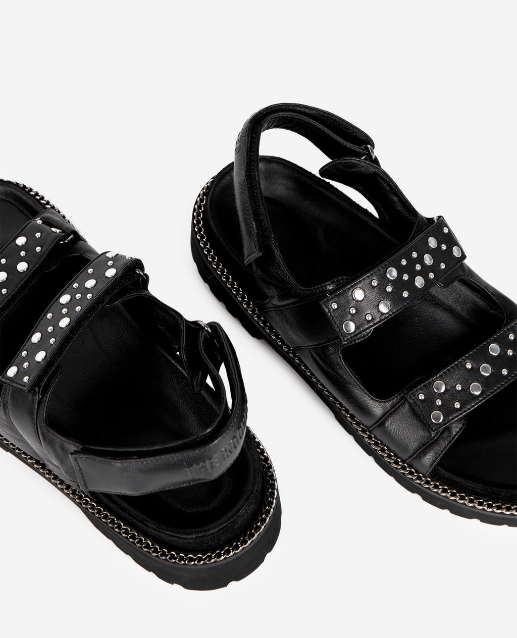 The Kooples - Sandales En Cuir De Chèvre - Noir - Femme