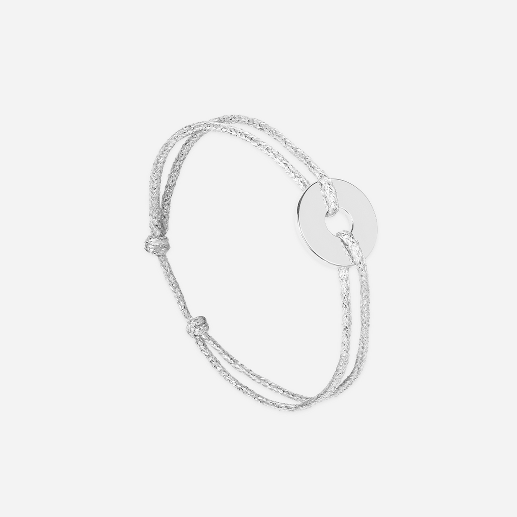 Bracelet Agite - Argenté Pailleté