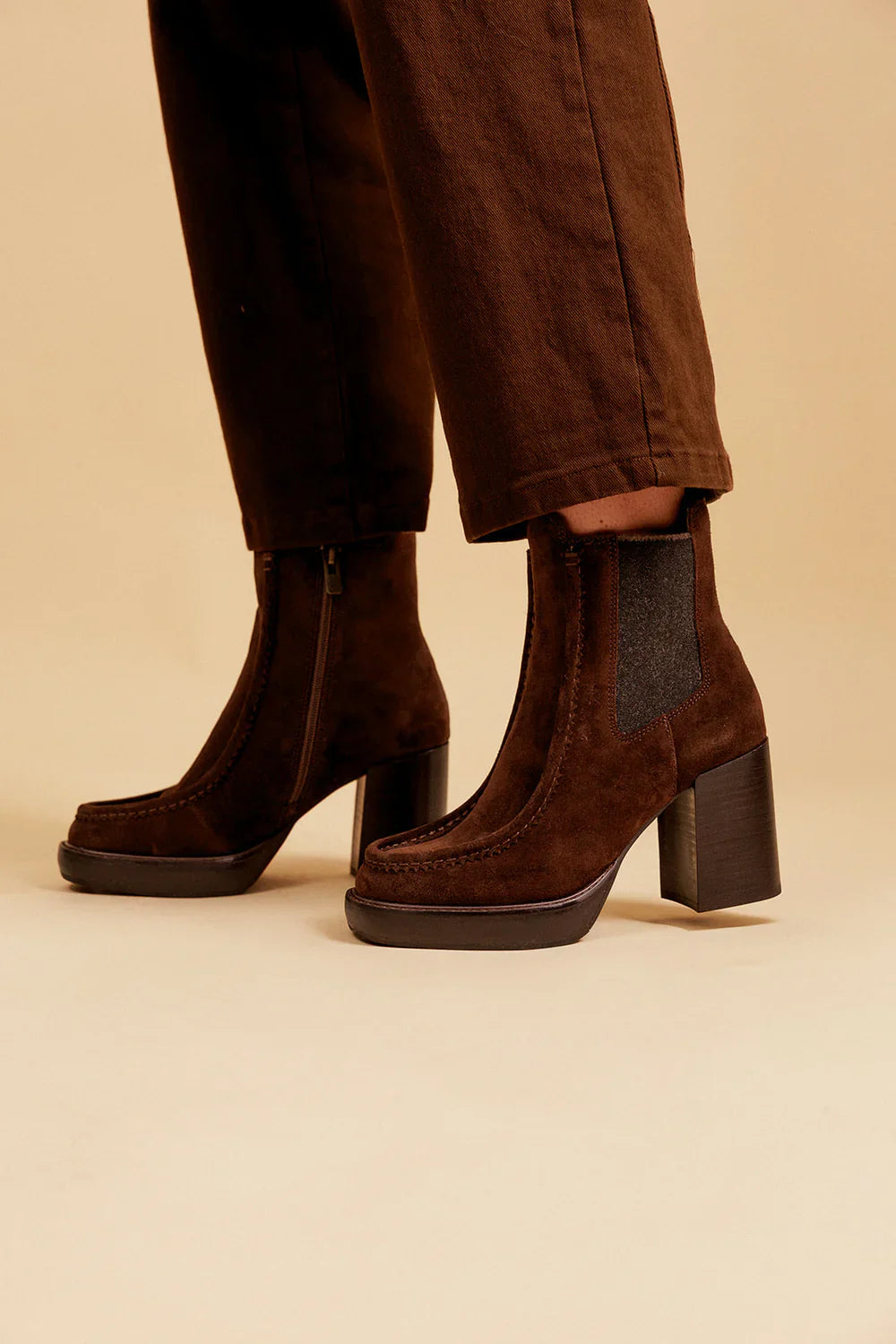 Cosmos Ankle Boots - Brown
