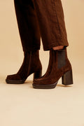 Cosmos Ankle Boots - Brown