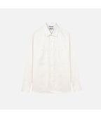 Camisa de manga larga color leche para hombre