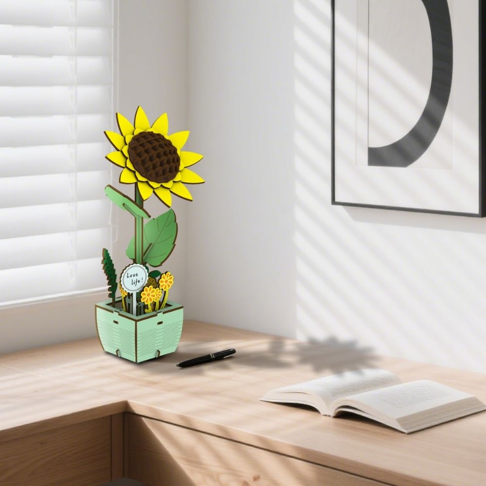 3D Puzzle - Pretty Sunflower
