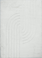 Alaska - Tapis D'Intérieur - Polyester - Blanc