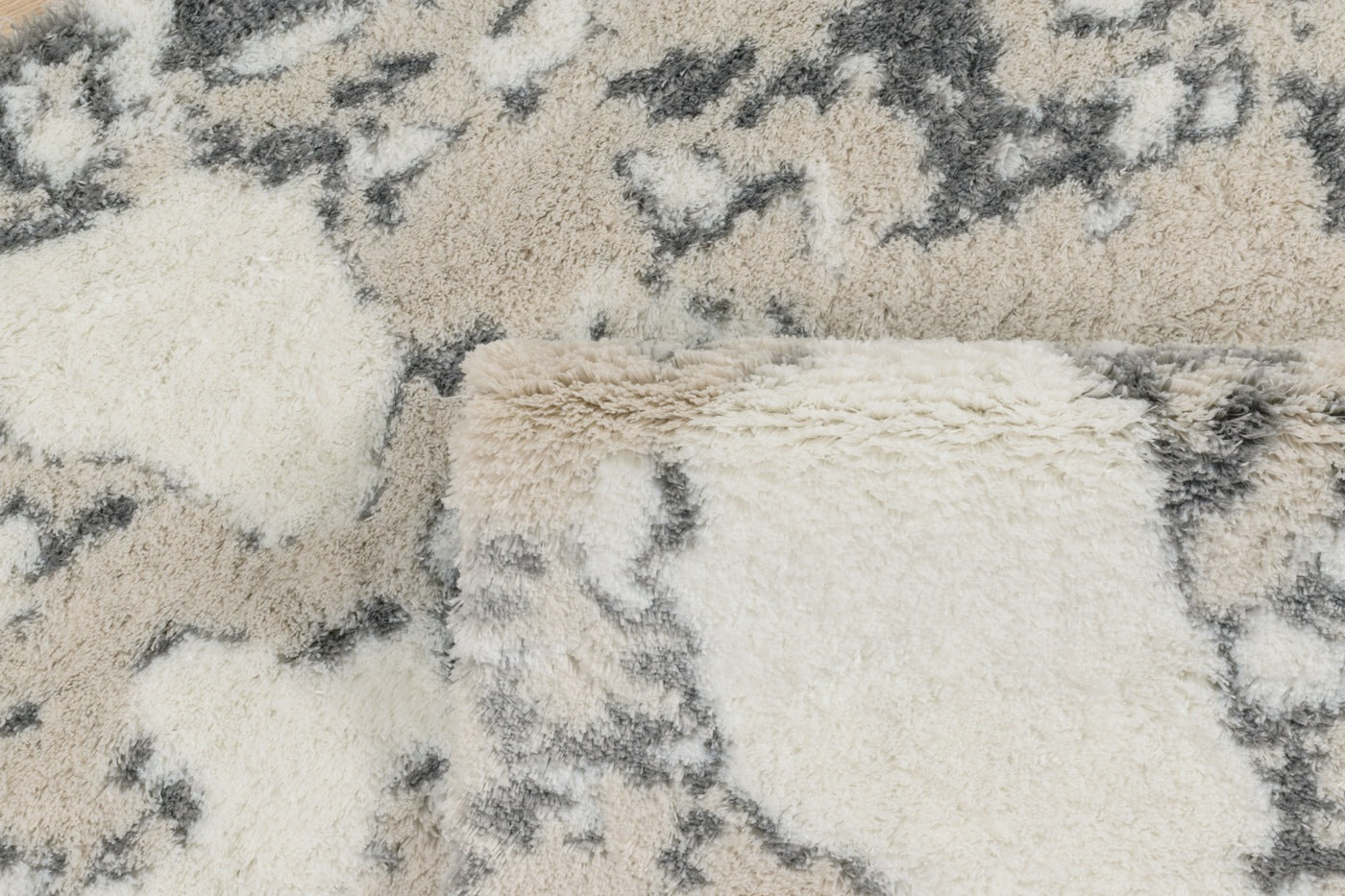 Alena 670 Soft Shaggy Rug - Beige