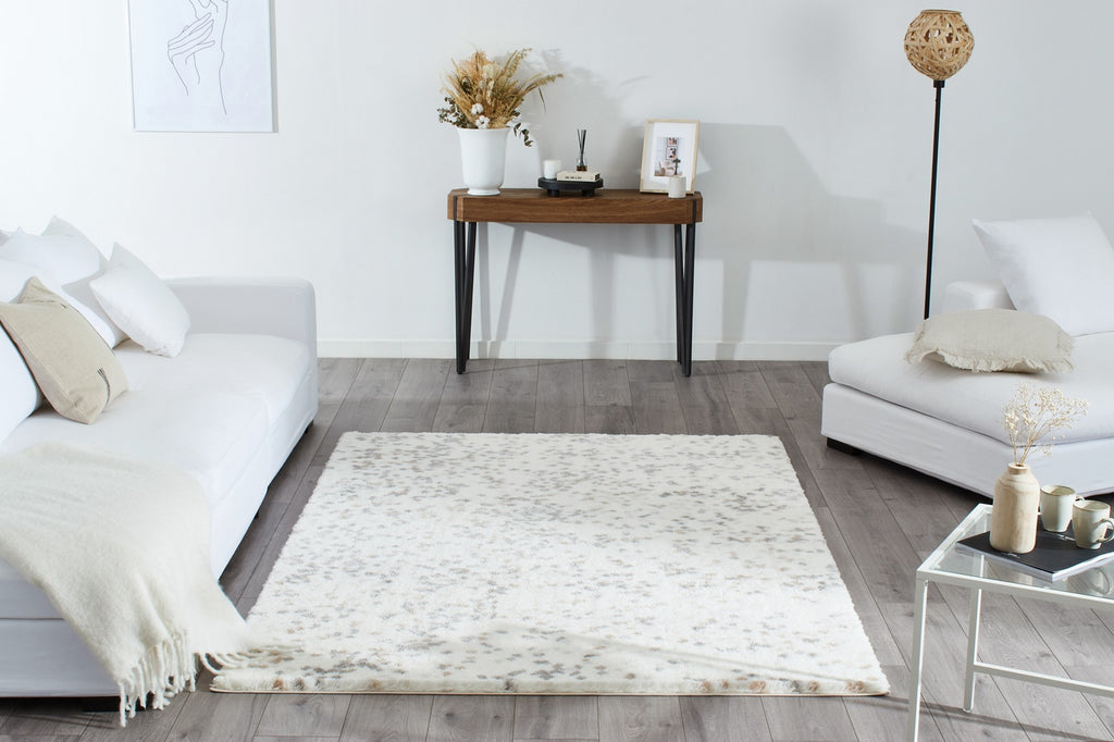 Alena 671 Soft Shaggy Rug - Beige