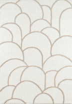 Alena - Tapis D'Intérieur - Polyester - Creme