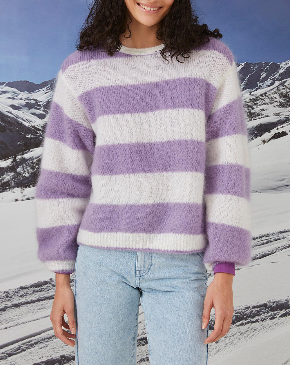 Pull Alea - Écru/Crocus