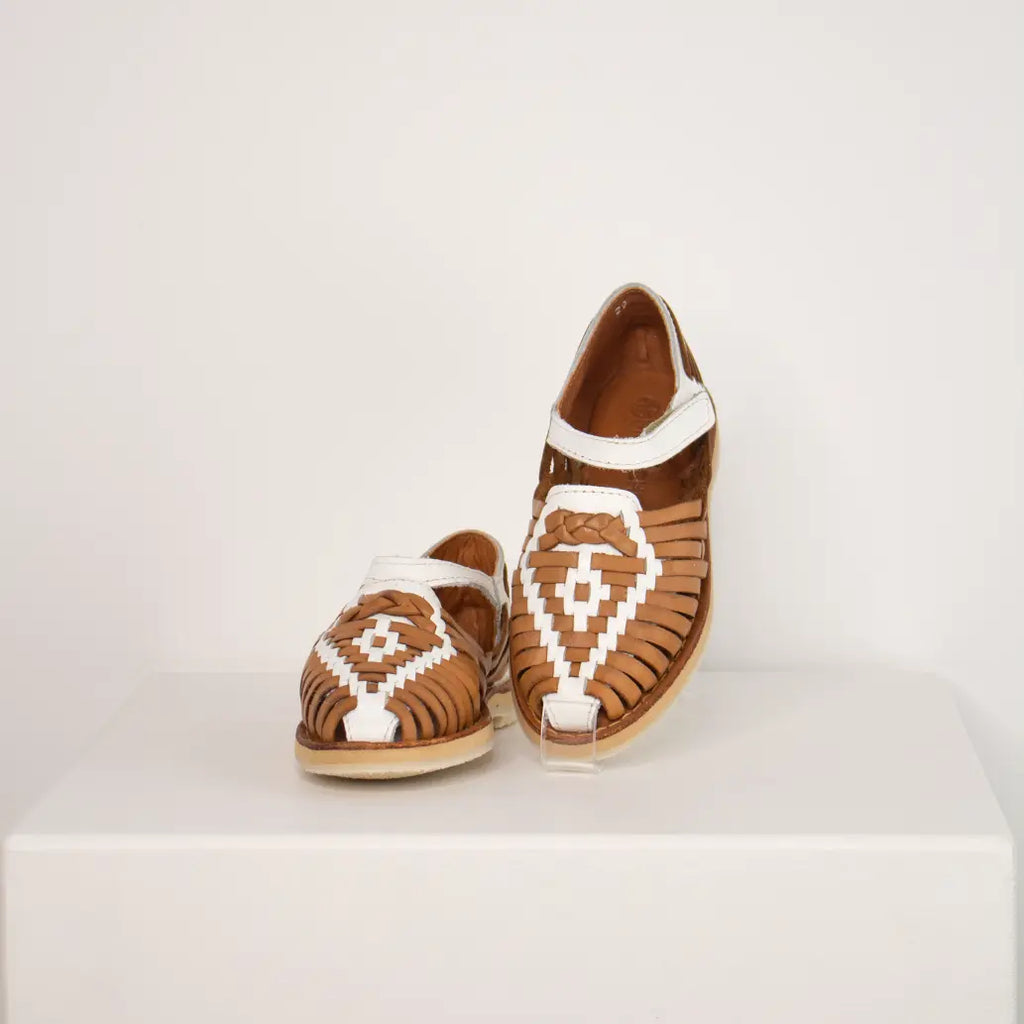 Alegría Huaraches - Camello Blanco