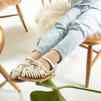 Huaraches Alegria - Champagne Blanc