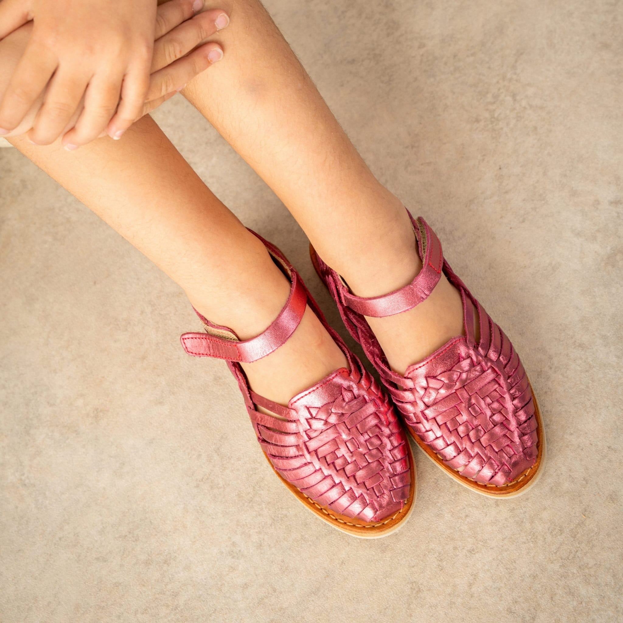 Huaraches Alegria - Rose Flashy