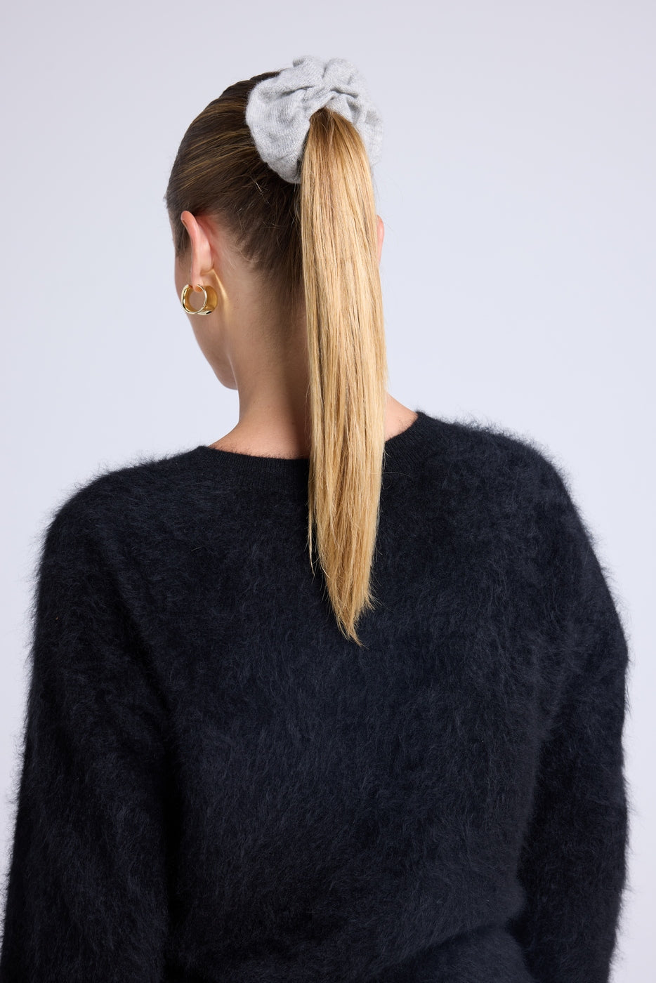 Alexia Hair Scrunchie - Light Grey - Women