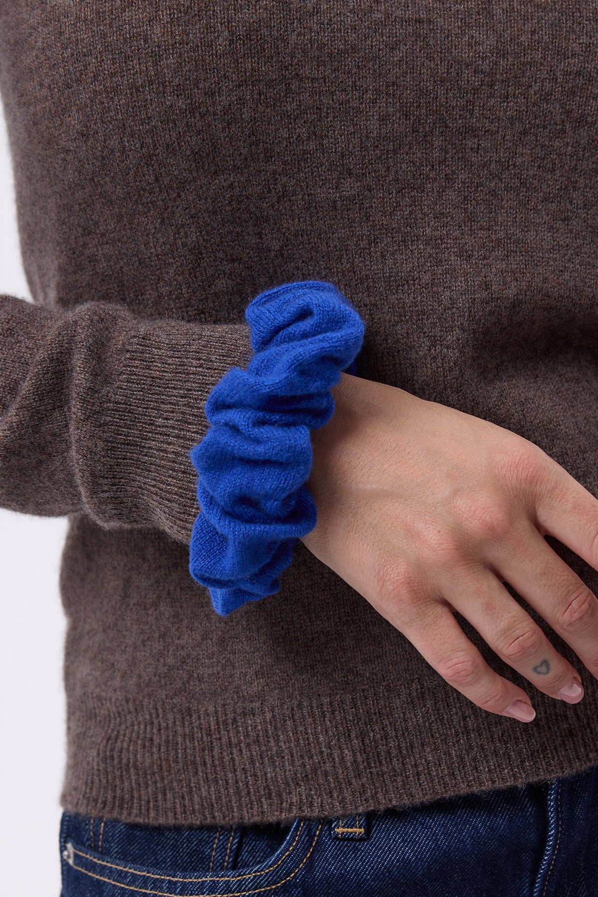 Scrunchie per capelli Alexia - Blu reale - Donna