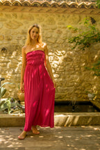 Vestido Isabella Fucsia