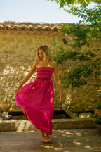 Vestido Isabella Fucsia