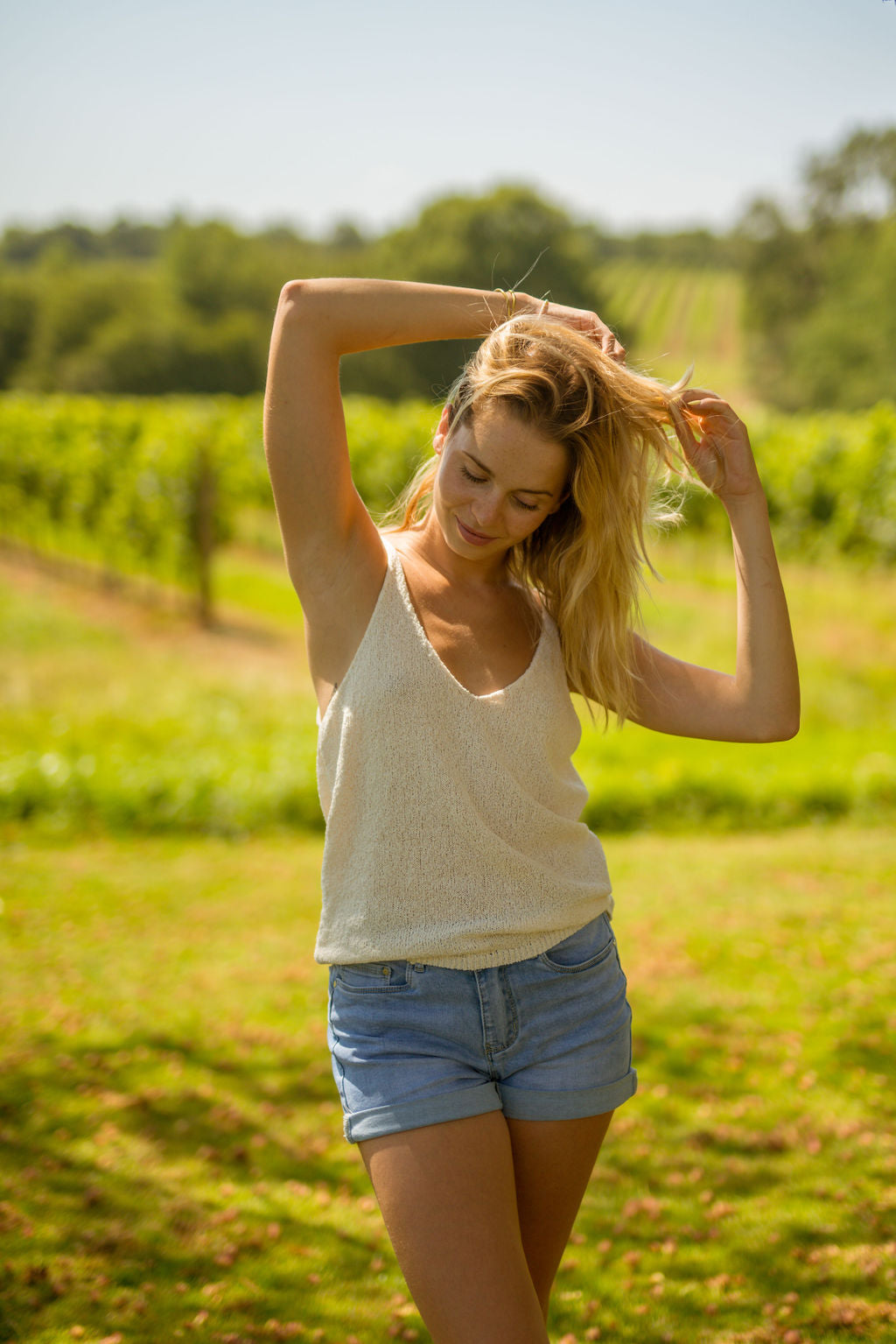 Aurore Beige Top