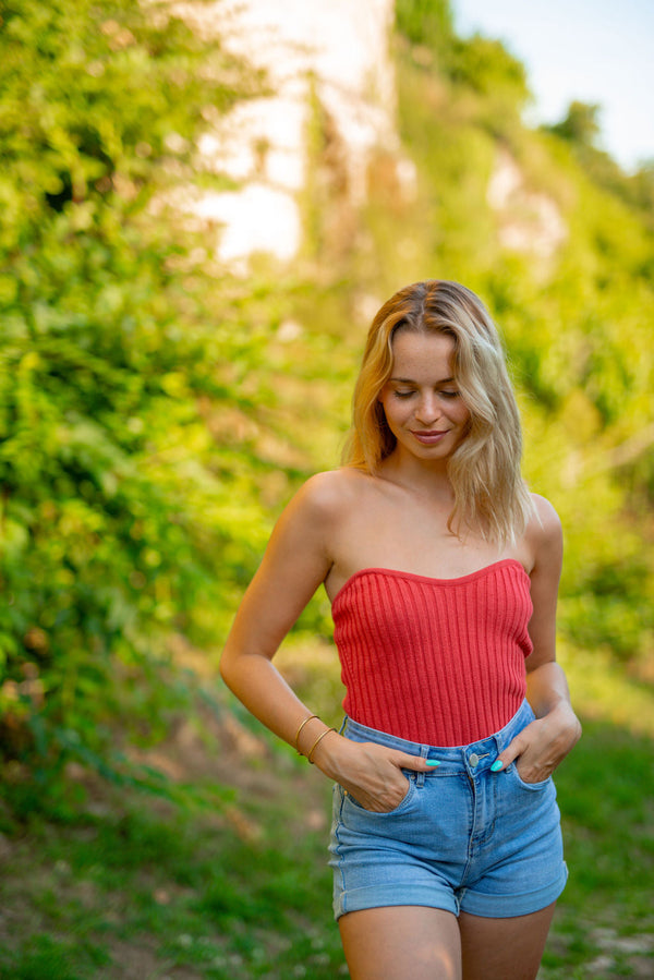 Top Siena Rojo