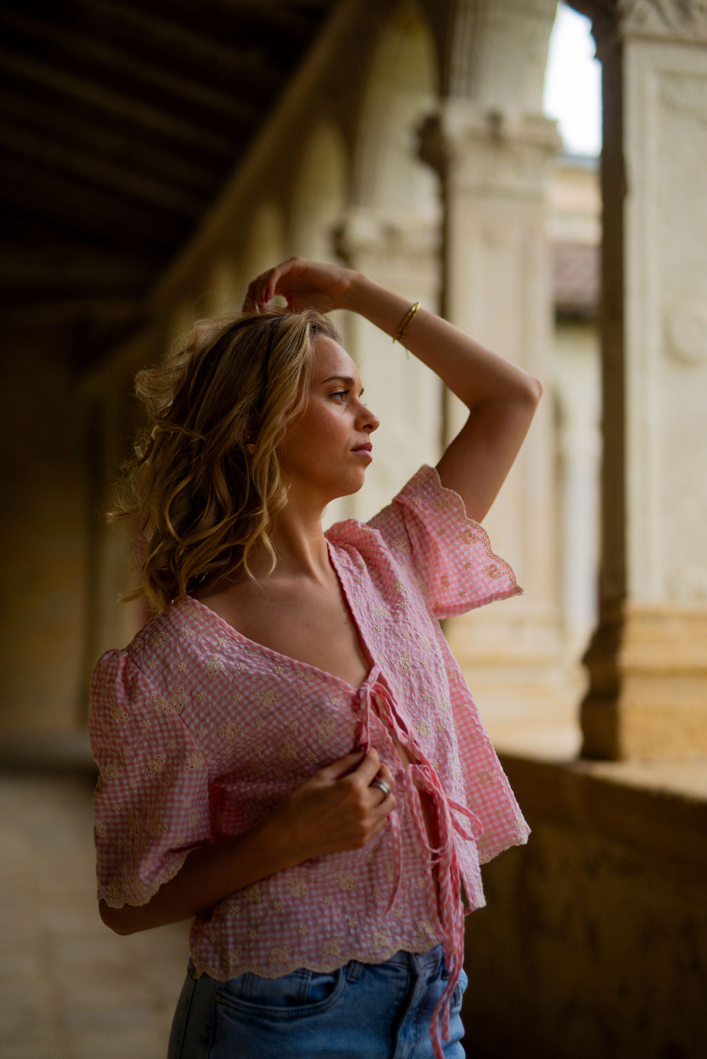 blusa justine