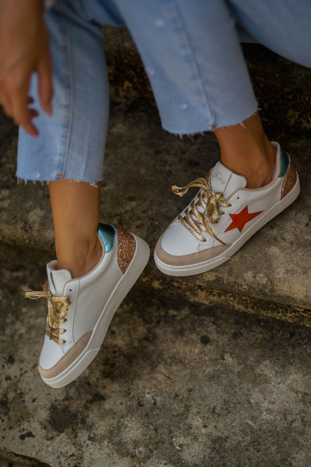 White Janna Sneakers