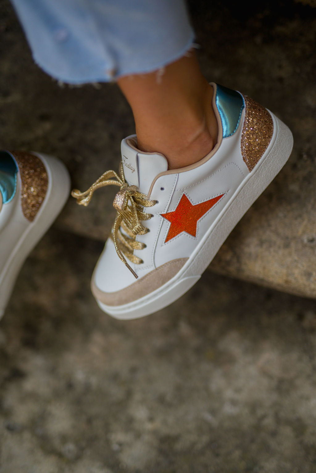 White Janna Sneakers