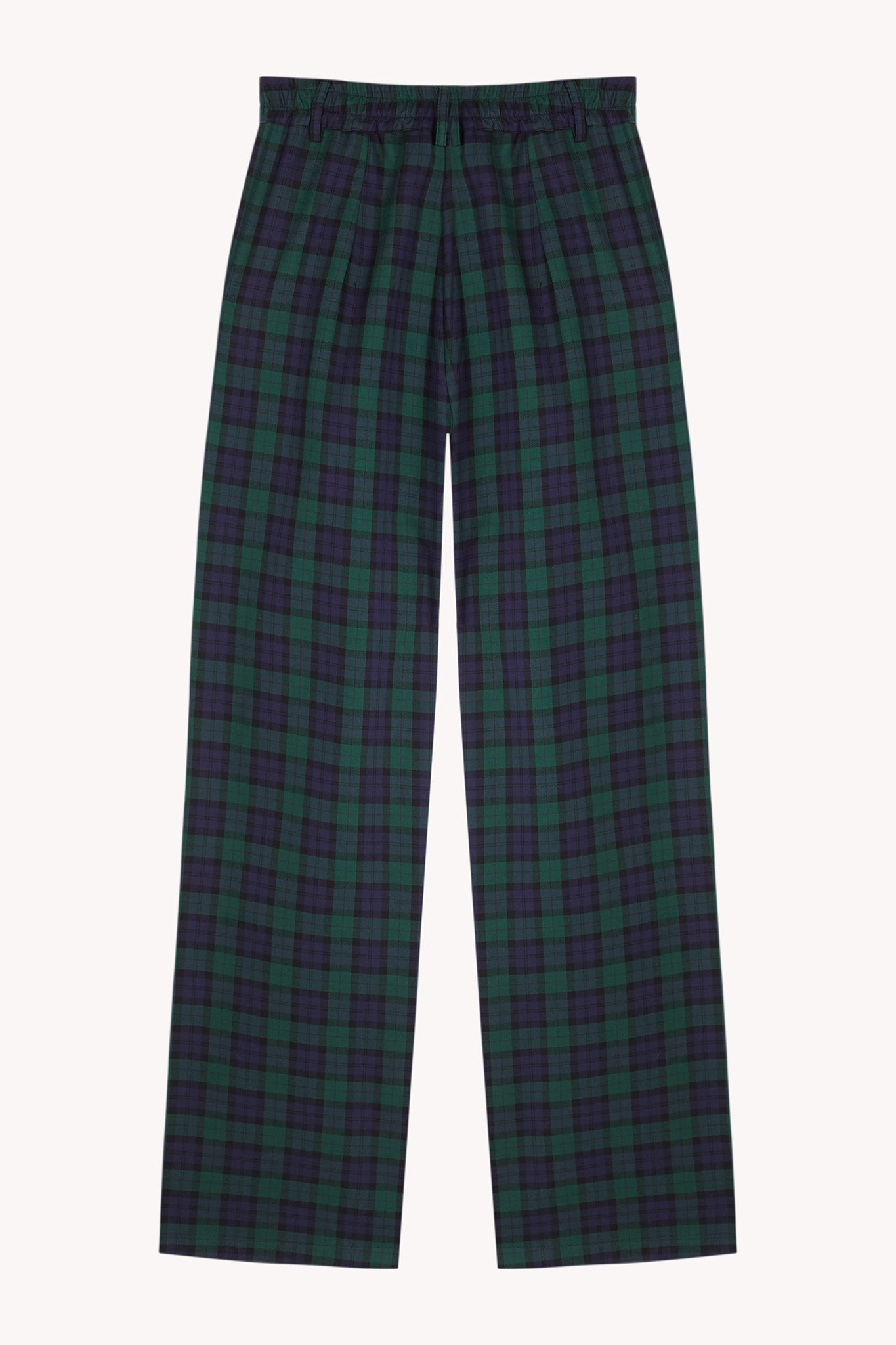 Pantalón Alia verde y azul marino