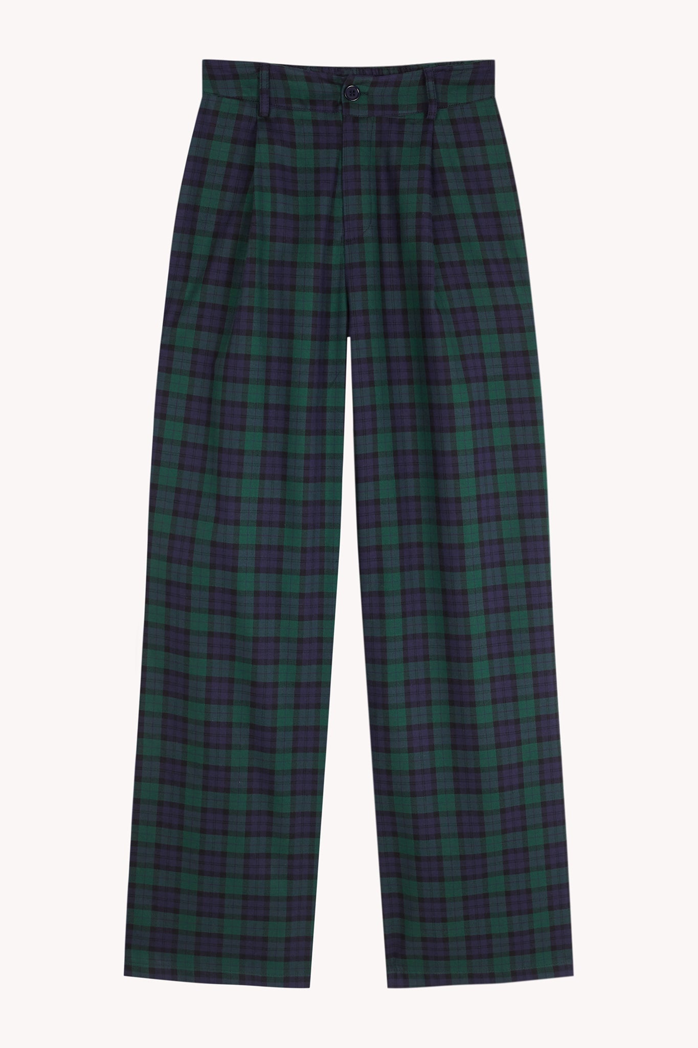 Pantalón Alia verde y azul marino