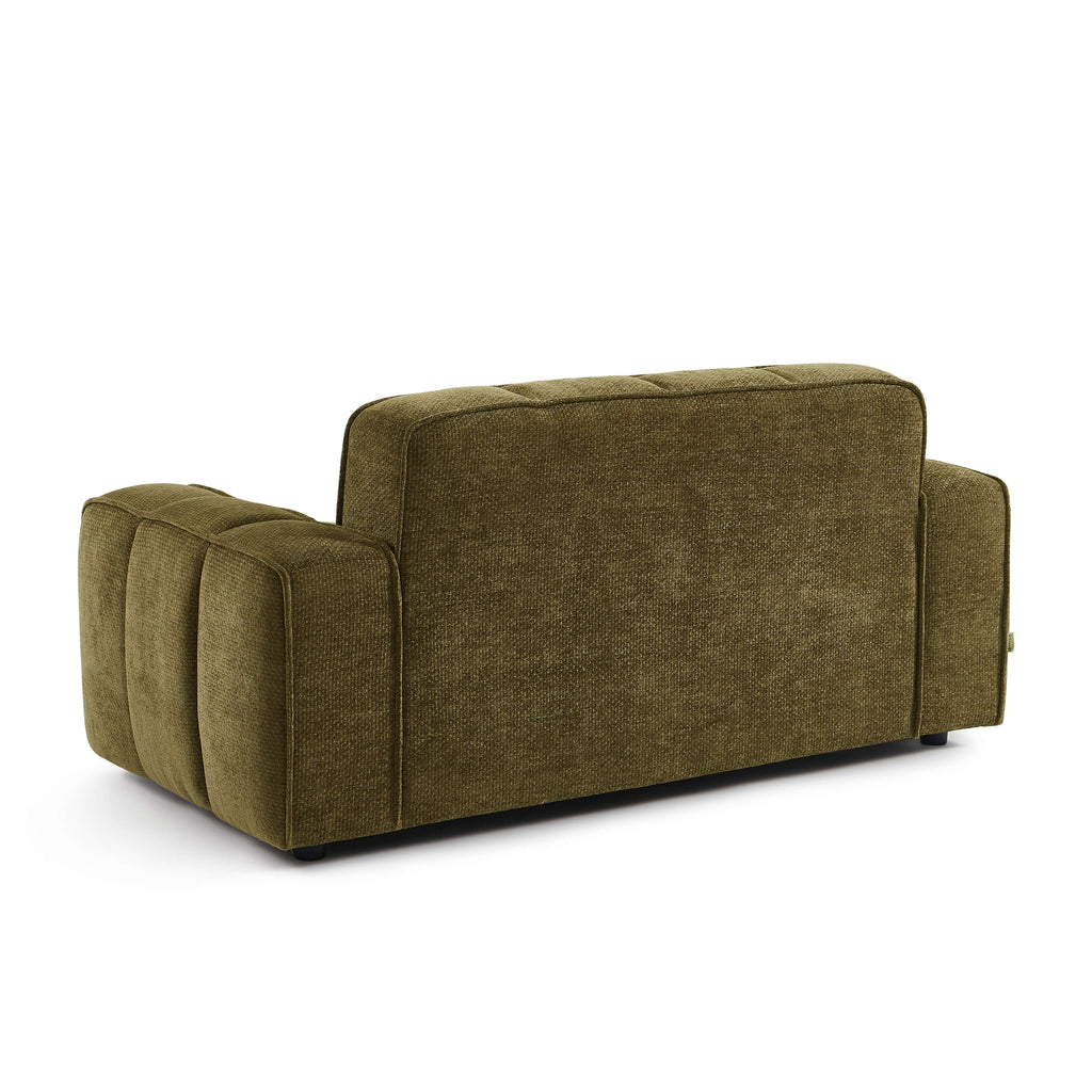 Alistair - Canapé 2 Places - Tissu Chenille - Vert