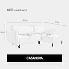 Alix - Hörnsoffa