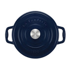 Round Casserole Dish - Blue