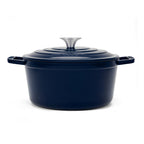 Round Casserole Dish - Blue