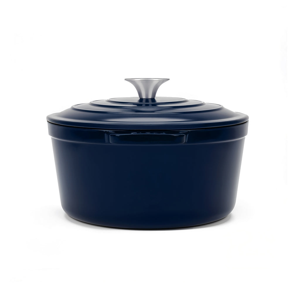 Round Casserole Dish - Blue