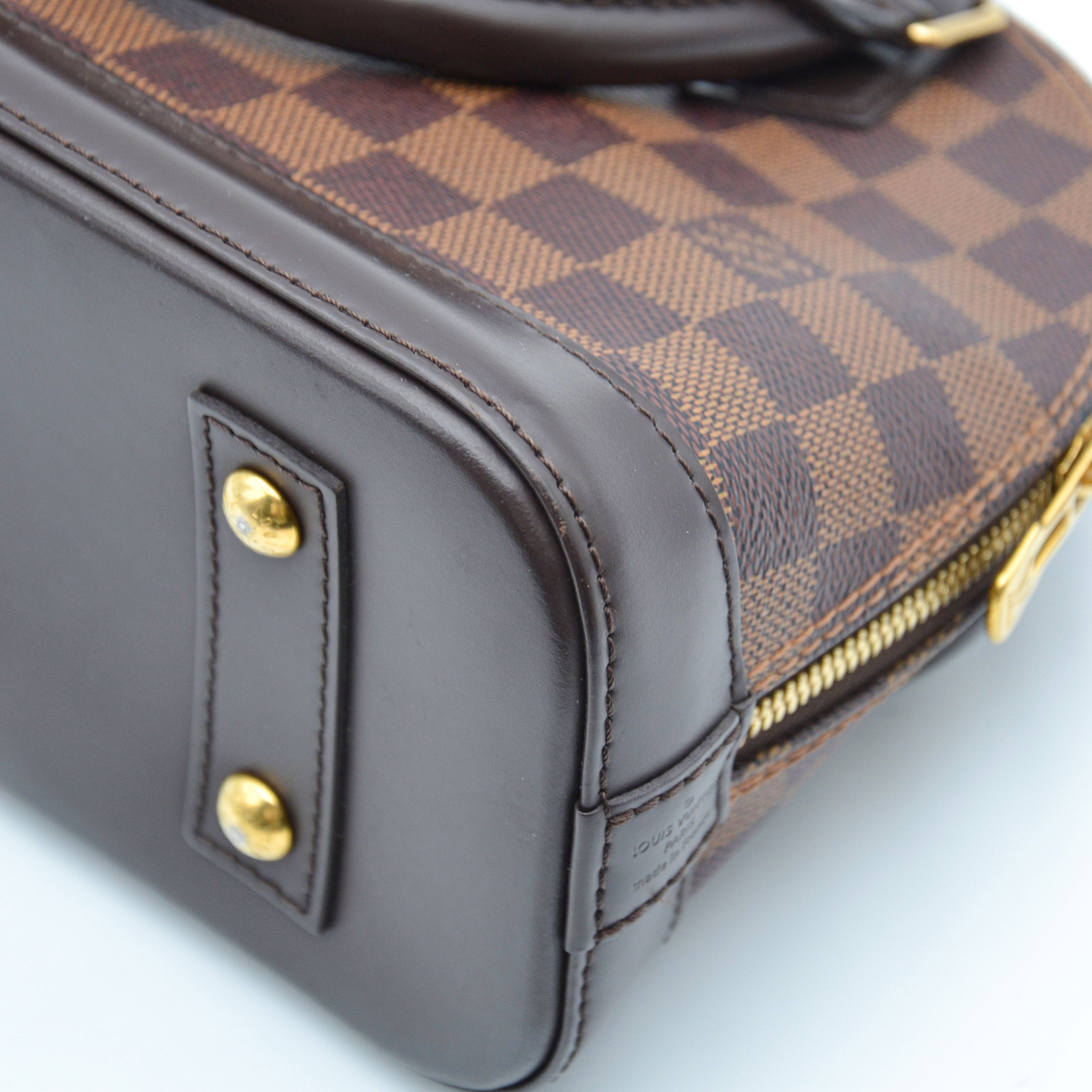 Louis Vuitton Alma Bb Damier Ébène