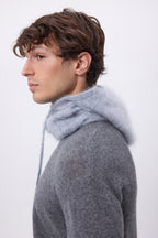 Kominiarka – czesany kaszmir Alta - Jasnoszary - Unisex - 100% Czesany kaszmir