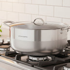 Cazuela 32cm Con Tapa - Acero Inoxidable - Inox