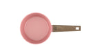 Set 3 Casseroles 16/18/20cm - Aluminium Forgé - Revêtement Céramique - Rose