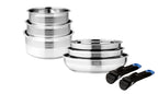 Batterie 8 Pièces - Acier Inoxydable 18/10 - Inox