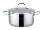Olla 28cm - Tapa de Vidrio - Acero Inoxidable - Inox