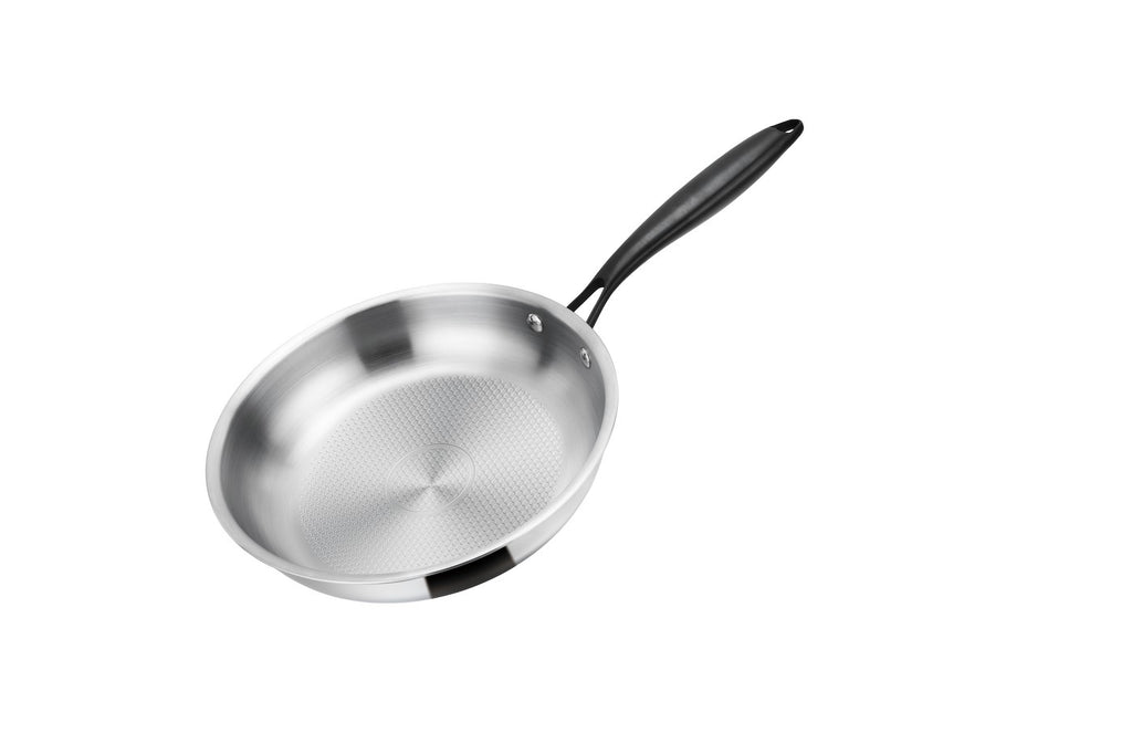 Poêle 20cm - Technologie Triplex - Acier Inoxydable - Inox