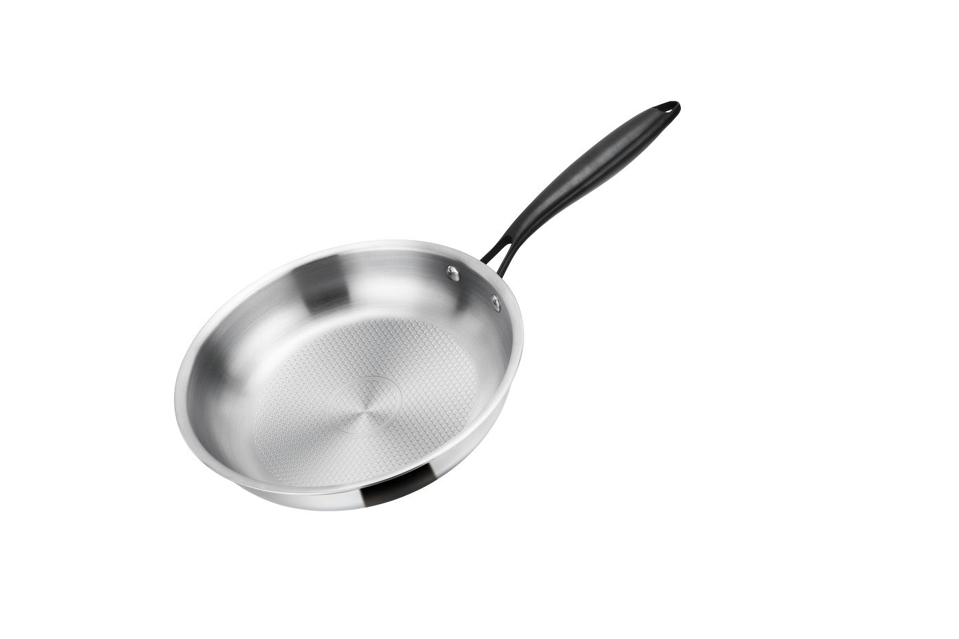 Poêle 24cm - Technologie Triplex - Acier Inoxydable - Inox