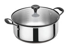 Marmite 24cm - Technologie Triplex - Acier Inoxydable - Inox