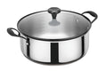 Marmite 28cm - Technologie Triplex - Acier Inoxydable - Inox