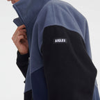 Fleece med 1/2 lynlås – Sort Cb 2 – Mænd